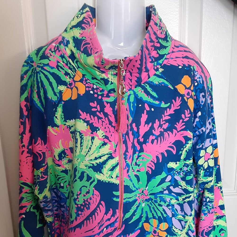 Lilly Pulitzer Skipper Popover in Indigo All-A-Glow